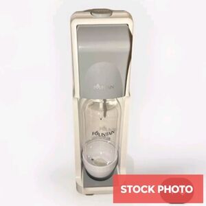 Sodastream Fountain Water Spritzer in Gray and White With One Bottle,No Co2 Tank